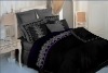 250TC cotton satin embroidery bedding set