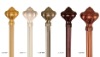 25mm metal curtain pole/carrier