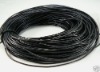 2mm round leather cord for jewelry,variable color