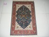 2x3 turkish Herek design 100% natural silk material hand knotted floor carpet
