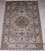 2x3ft hand knotted Persian pure silk carpet