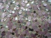3+5+7+9mm sequins embroidery with mesh fabric