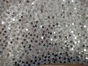 3+7mm spangle embroidery fabric