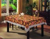 3"lace edge PVC tablecloth