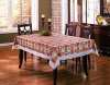 3"lace edge PVC tablecloth