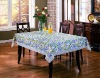 3"lace edge PVC tablecloth