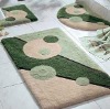 3 pcs  Bathroom / Floor Door Mat set