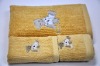 3 pcs embroidery towel set