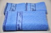 3 pcs stain cotton towel set