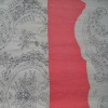 30's rayon voile printed fabric