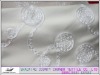 300D 100% polyester rose ribbon embroidery fabric for wedding