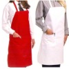 300D*300D 6.4oz polyester bib aprons with pockets
