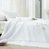 300T Satin embroider bedding set for 5,7 star hotel