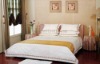300TC White Confortable Hotel Cotton Bedding Set