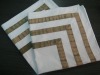300TC high quality square  pillowcase with 3 bands