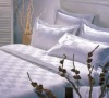 300TC percale jacquard hotel bed linen