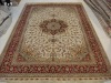 300lines 6X9foot handmade pure silk persian carpet