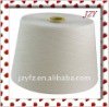 30s/1 raw white 100% polyester spun yarn used for weaving