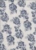 32S Polyester/Linen 85/15 print knitted fabric