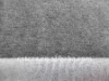 32S cotton/polyester grey melange velvet fabric