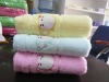 32s/2 yan cotton face towel with embroidery