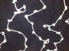 3MM spangle embroidery fabric and plain embroidery fabric on voile fabric