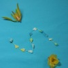 3Nm polyester segment dyed ping-pong fancy yarn JH8026