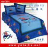 3PCS 100%cotton hot sale children cartoon bedding set