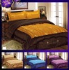 3Pcs Satin Embroidery Comforter Set