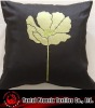 3d applique flower cushion/pillow with sequins