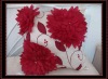 3d flower nice decorative embroidery cushion cover