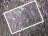 3mm+7mm  colorful  sequin embroidery fabric