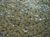 3mm+7mm double color sequins embroidered metarial(for woman's dress)