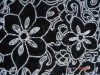 3mm beads embroidery with mesh fabric