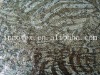 3mm paillette embroidery on mesh printed fabric