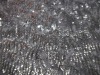 3mm sequin embroidery mesh fabric