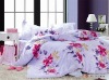 3pcs 100% Cotton Pigment Printed Bedding Set/bedsheet set