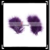 4.5" 10 Wedding Feathers Marabou Fluff Deep Purple