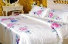 4 Pieces Hand-painted Silk Bedding Set