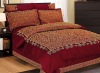 4 pc jacquard bed cover sets
