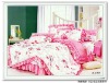 4 pcs Beautiful flower printed bed sheet sets