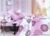 4 pcs Beautiful flower printed bed sheet sets