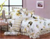 4 pcs Beautiful flower printed bed sheet sets