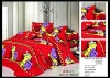 4 pcs Charm printed bed sheet sets