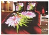 4 pcs Comfortable Beautiful flower bedding set