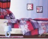 4 pcs printed comforter set