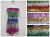 4 tone-9mm water sequin embroidery fabric for lady's dress