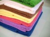 40*40 cm  pure color microfiber beauty towel