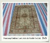 400L turkish 3x5 chinese handmade 100% natural silk carpet tiles