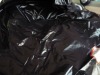 400t full dull oil cire coated plaid nylon fabric